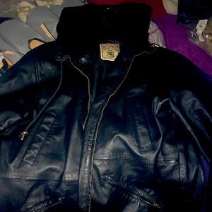 Genuine Leather Black Jacket